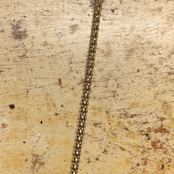 Camrose & Kross JBK Gold and Blue Cross Necklace 18 Inches - Picture 7 of 12